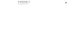 Tablet Screenshot of paperrun.com